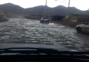 جاده مریخی در «لردگان» + فیلم