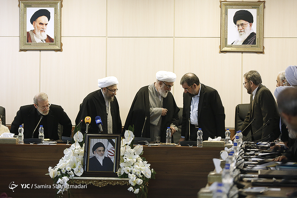 غیبت احمدی&zwnj;نژاد و روحانی در نخستین جلسه مجمع تشخیص/ حضور رئیس دفتر رهبر معظم انقلاب برای معارفه ریاست جدید