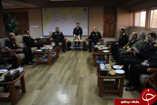 دیدار فرمانده منطقه یکم امامت نیروی دریایی جمهوری اسلامی ایران با فرمانده ناوگروه صلح و دوستی پاکستان