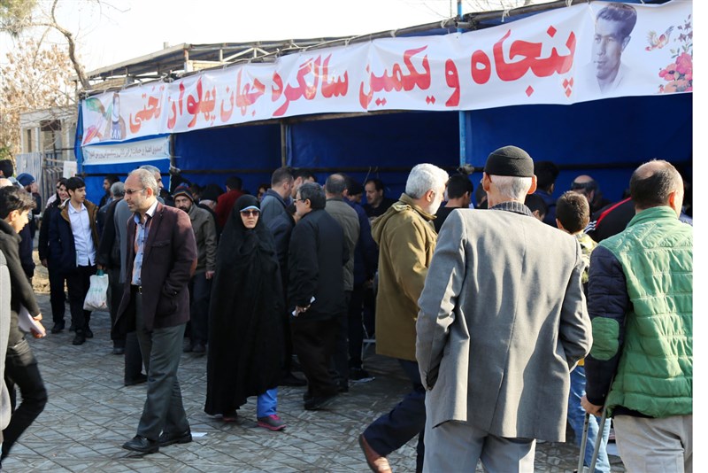 پنجاه و یکمین سالگرد درگذشت جهان پهلوان تختی برگزار شد