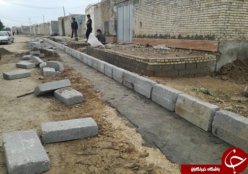 ادامه عملیات بهسازی معابر کوی مالکیه علیا در سوسنگرد