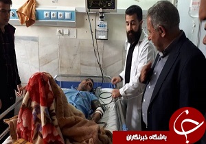 عیادت مدیر آموزش و پرورش ناحیه یک اهواز از همکار فرهنگی