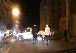 تصادف زنجیره ای در بلوار نهضت سمنان