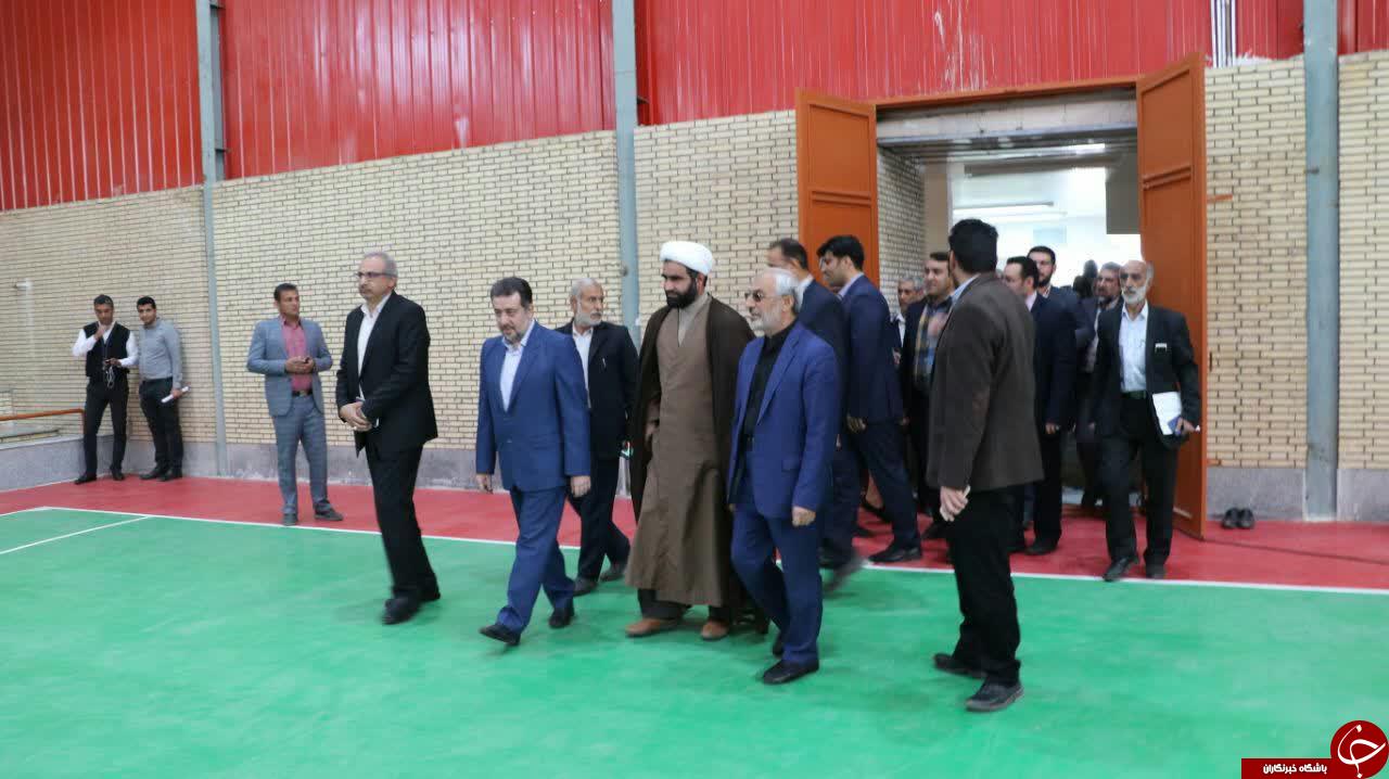 سالن ورزشی محی آبادِ کرمان افتتاح شد + تصاویر سالن ورزشی محی آبادِ کرمان افتتاح شد + تصاویر