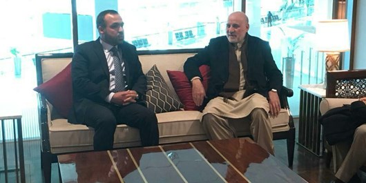 رئیس دارالانشای شورای صلح افغانستان وارد &laquo;اسلام آیاد&raquo; شد