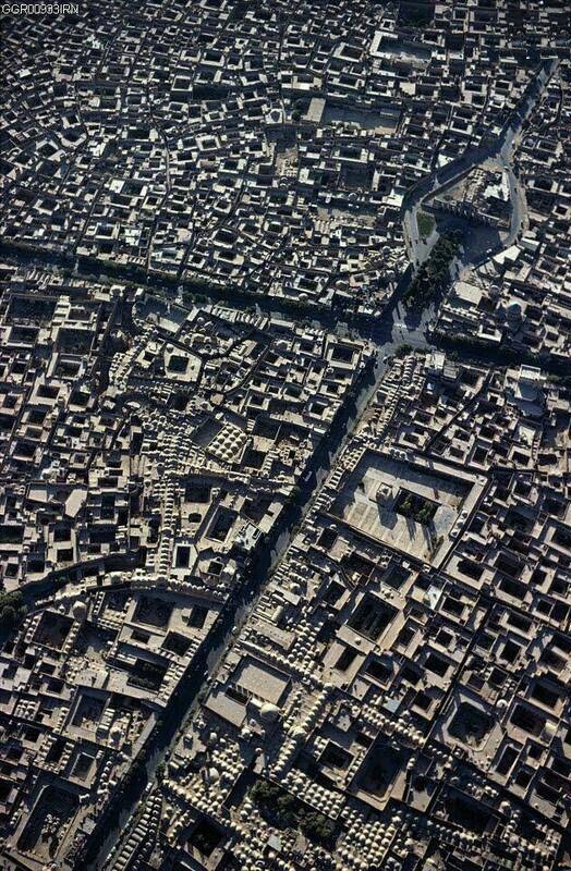 تصویر هوایی زیبا از شهر یزد
