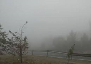 آسمانی ابری و مه آلود در آبادان و خرمشهر