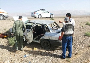 واژگونی پراید در محور دامغان- سمنان حادثه آفرید/ چهار نفر مجروح شدند