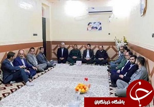 دیدار سرپرست فرمانداری حمیدیه با خانواده معظم شهدا