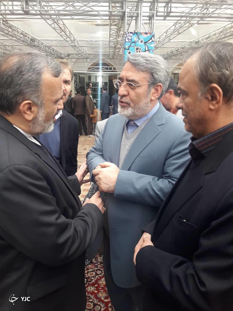 وزیر کشور به همراه استانداران سابق و جدید خراسان رضوی به بارگاه منور رضوی مشرف شد+ تصاویر