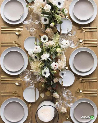 طراحی زیبا برای غذاخوری