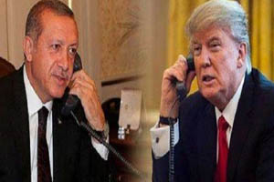 گفتگوی ترامپ و اردوغان درباره خروج آمریکا از سوریه