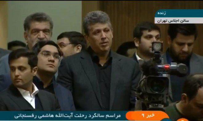 مهدی هاشمی در مراسم دومین سالگرد رحلت آیت الله هاشمی رفسنجانی +تصویر