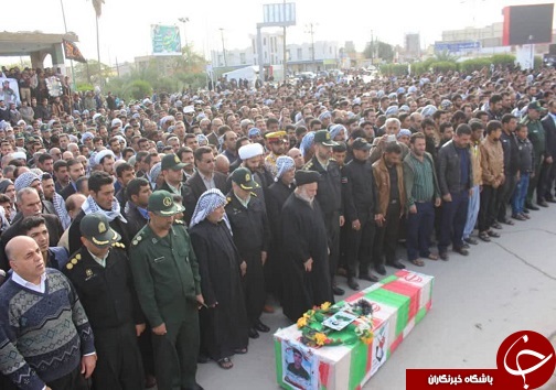 شهید مدافع وطن بر بالین خاک آرامید+تصاویر