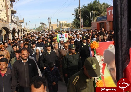 شهید مدافع وطن بر بالین خاک آرامید+تصاویر