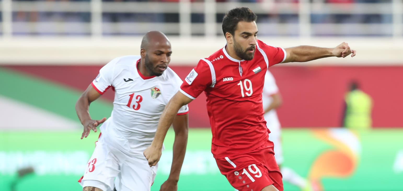 اردن 2 - سوریه 0/پایان نیمه نخست