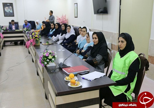 برگزاری کارگاه آموزش ایمنی و اطفاء حریق برای کارکنان بیمارستان مهر خرم آباد+تصاویر