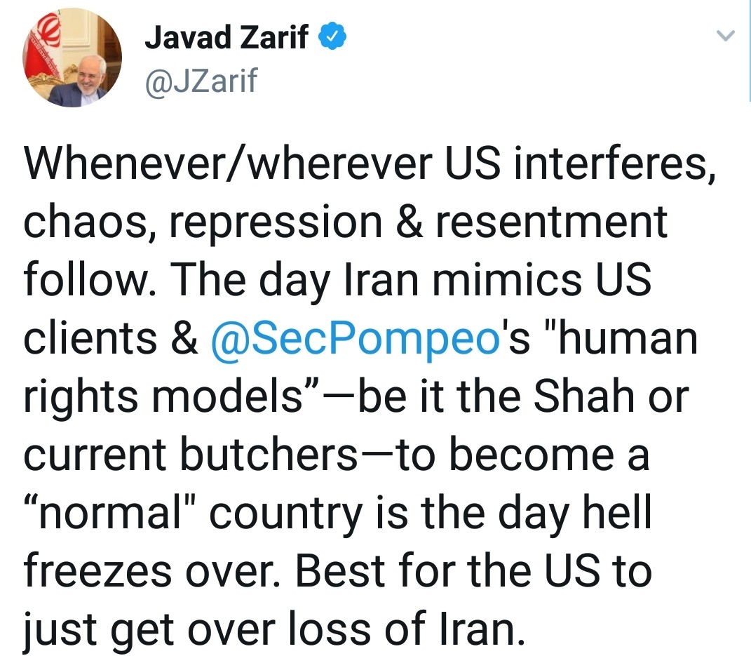 آمریکا هرجا و هرگاه که دخالت می‌کند نفرت ایجاد می‌شود