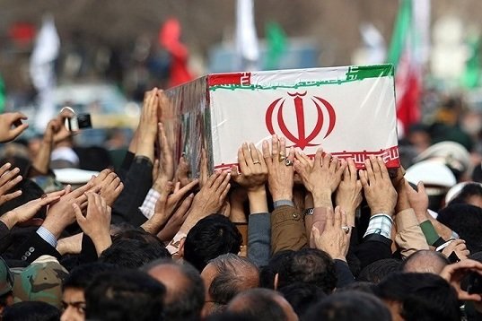 پیکر شهید نیروی انتظامی در تربت جام تشییع شد