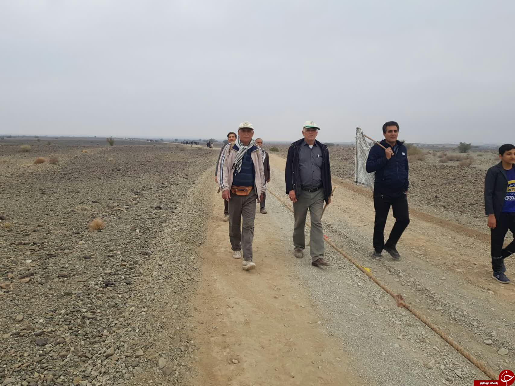 همایش پیاده روی صبحگاهی در روستای ماران گلوئیه جیرفت + تصاویر