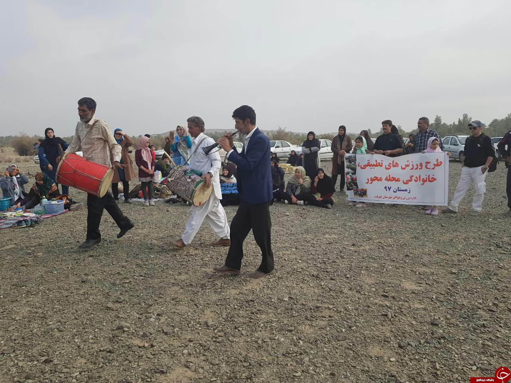 همایش پیاده روی صبحگاهی در روستای ماران گلوئیه جیرفت + تصاویر