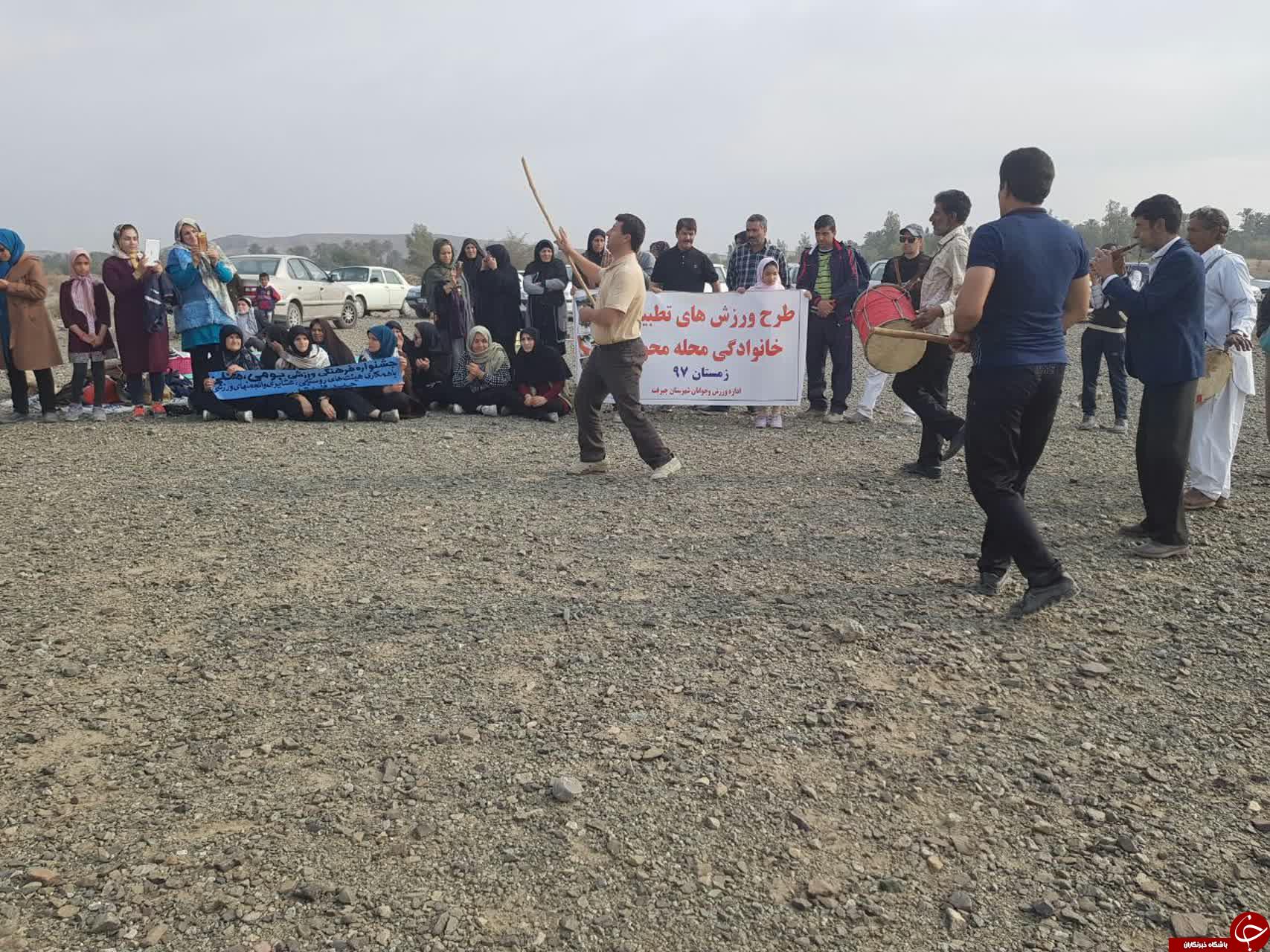 همایش پیاده روی صبحگاهی در روستای ماران گلوئیه جیرفت + تصاویر