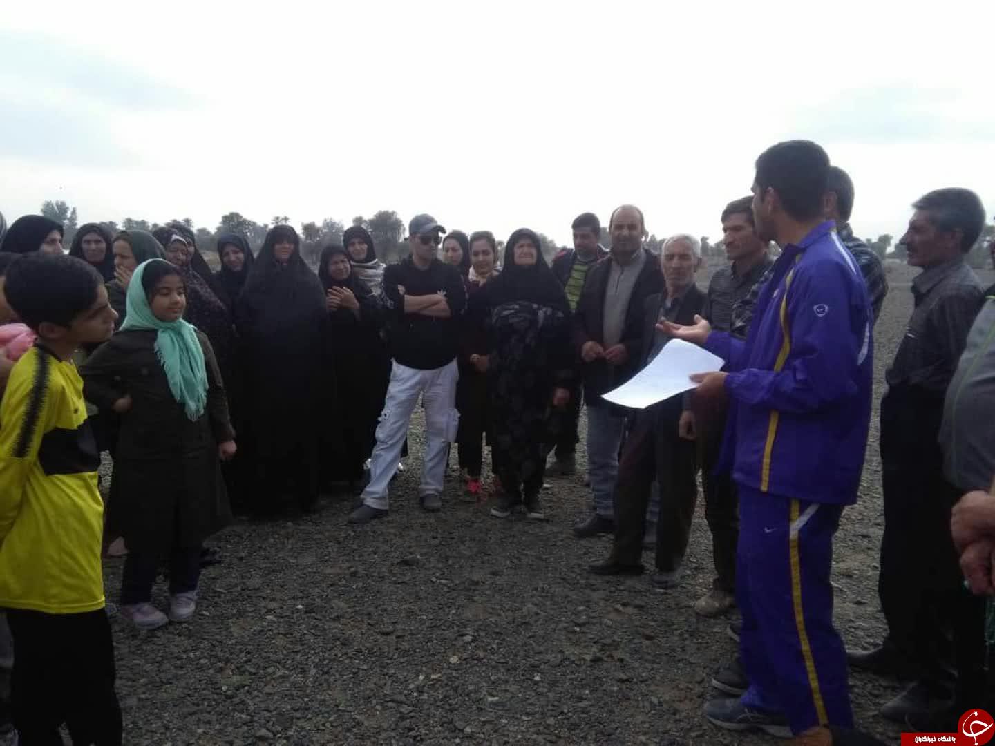 همایش پیاده روی صبحگاهی در روستای ماران گلوئیه جیرفت + تصاویر