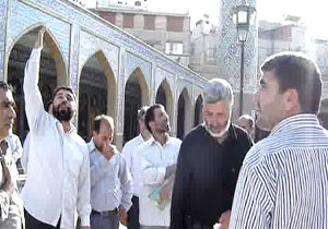 ورود مدافعان حرم به حرم حضرت زینب(س) پس از نابودی داعشی‌ها + فیلم