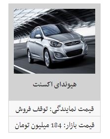 جدیدترین قیمت محصولات کرمان خودرو