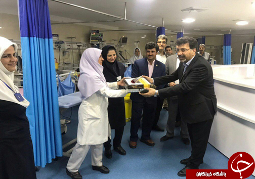 ابتکار عمل جالب بیمار برای تبریک روز پرستار+ عکس