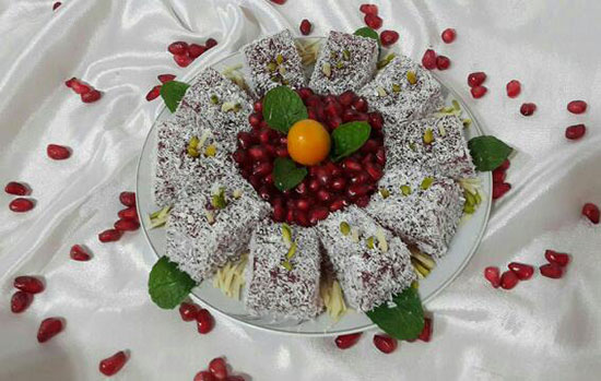 طرز تهیه باسلوق انار