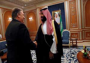 توافق پمپئو و بن سلمان در خصوص تنش‌زدایی در یمن!