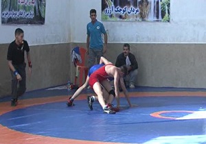 قهرمانی تیم امیر سامان سنگسر در مسابقات کشتی استان سمنان