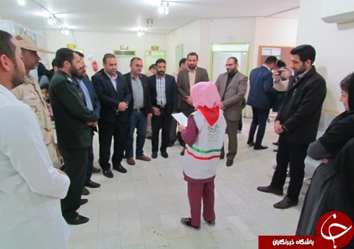 دیدار سرپرست بخشداری بستان با پرسنل مرکز بهداشت+تصاویر
