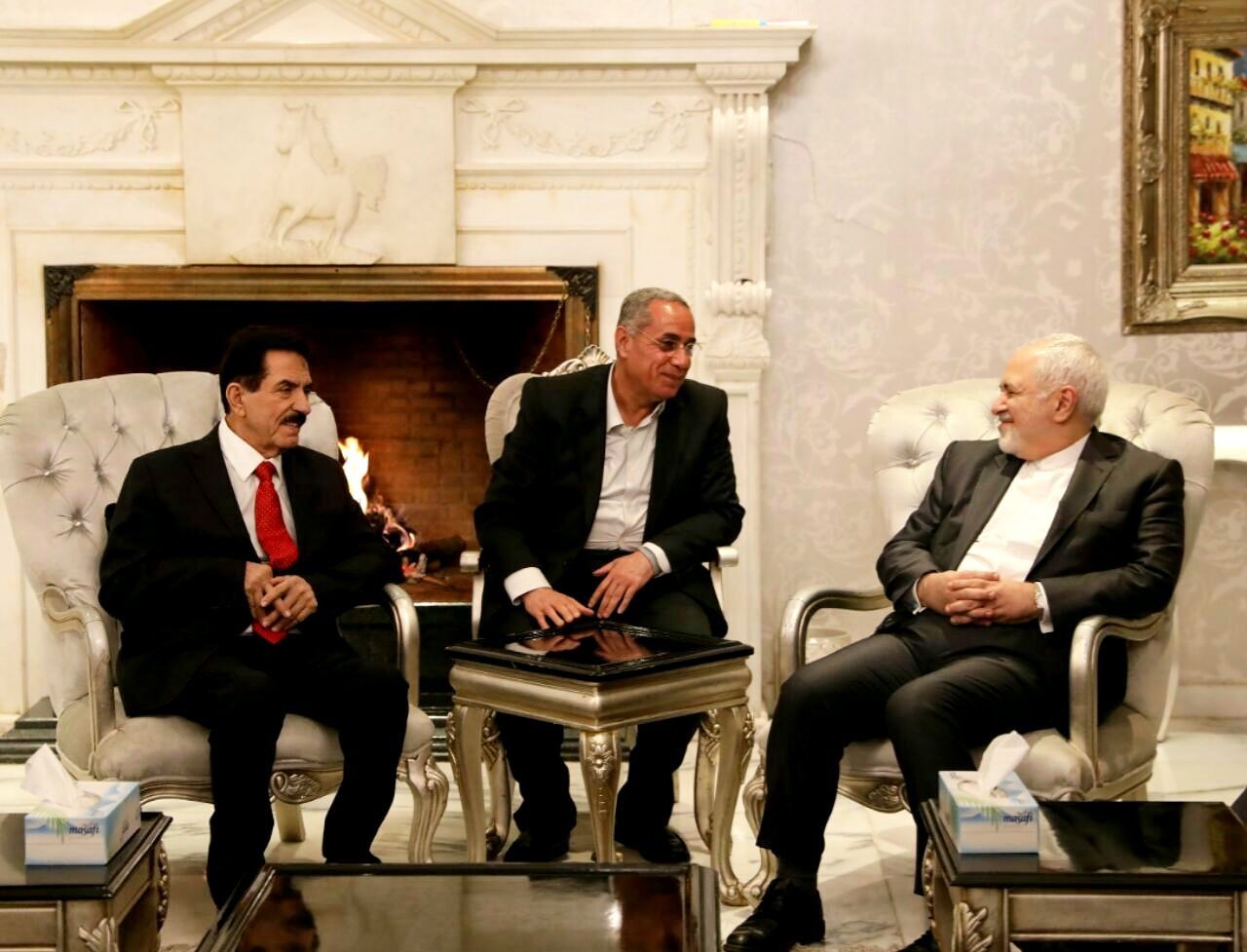 ظریف با دبیرکل اتحادیه میهنی کردستان عراق دیدار کرد