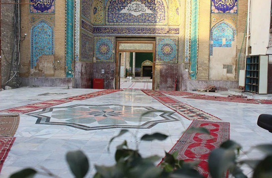 اتمام سنگ فرش باب القبله حرم مطهر امامین عسکریین علیهم السلام+ تصاویر
