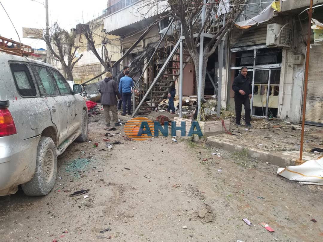 ۶ کشته بر اثر وقوع انفجاری مهیب در منبج