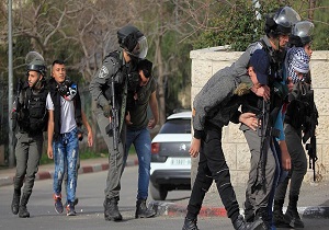 بازداشت ۱۴ فلسطینی در نوار غزه