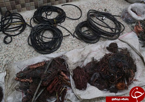 انهدام باند ۶ نفره سارقان کابل و سیم برق در دشت آزادگان