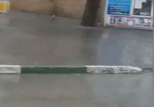 بارش باران در اراک + فیلم