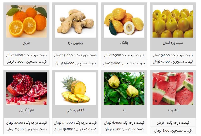 لیمو شیرین درجه یک کیلویی چند؟