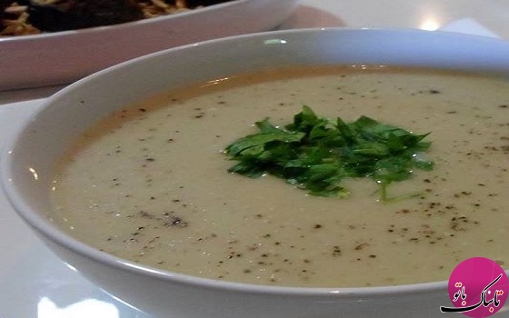 طرز تهیه&zwnj; سوپ بادمجان کبابی