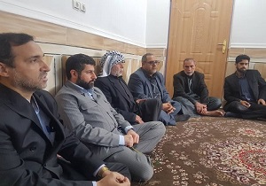 دیدار استاندار خوزستان با خانواده شهید سلیم شاوردی