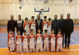 آمل قهرمان مسابقات مینی بسکتبال مازندران