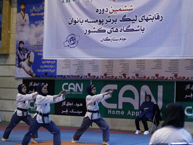 عنوان چهارم فارس در دسته برتر پومسه بانوان کشور