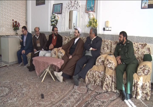 دیدار جمعی از مسئولان میبد با جانبازان دفاع مقدس