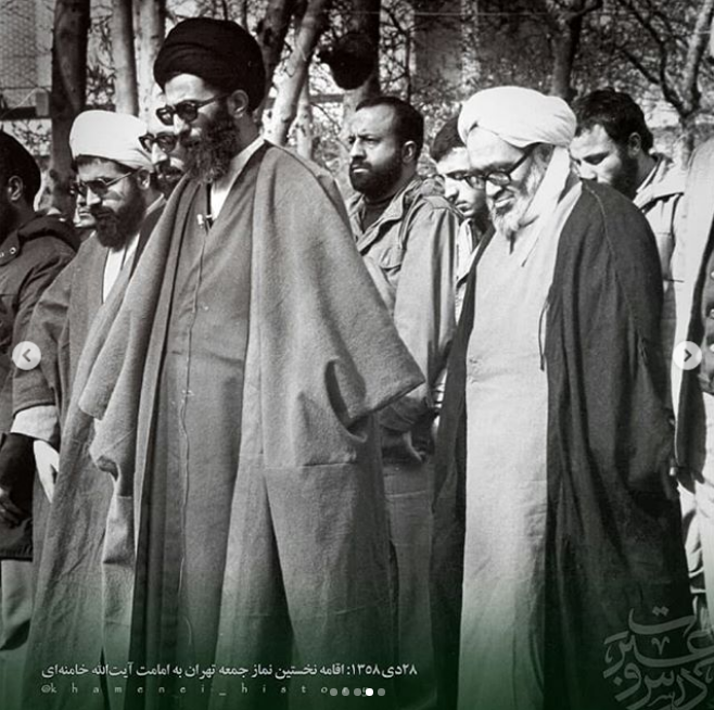 تصاویری از اقامه نخستین نمازجمعه تهران به امامت آیت&zwnj;الله خامنه&zwnj;ای