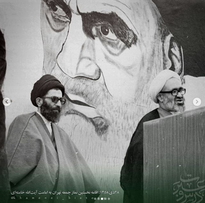 تصاویری از اقامه نخستین نمازجمعه تهران به امامت آیت&zwnj;الله خامنه&zwnj;ای
