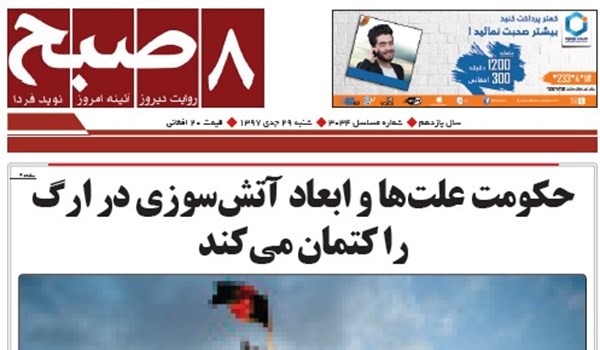 تصاویر صفحه اول روزنامه های افغانستان/ 29 جدی