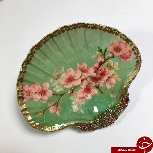 صدف هایی که دردستان این هنرمند به گنجینه ای تبدیل شدند+تصاویر